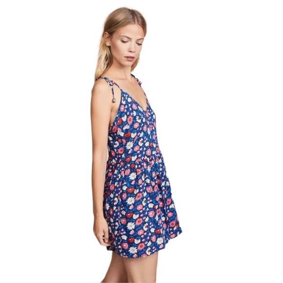 KATE SPADE New York Floral Tie-Strap Romper | XS | Resort / Brunch Outfit - Picture 3 of 14